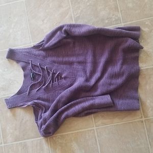 Express cold shoulder sweater